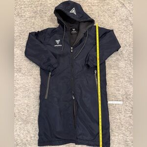 Swim parka navy blue XXS,